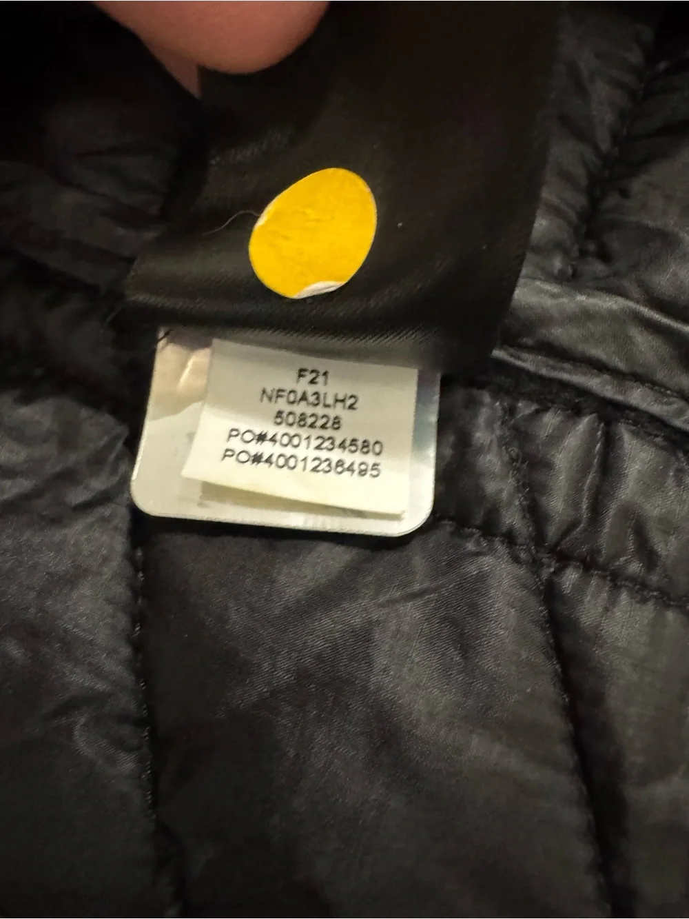 North Face Thermoball Puffer Jacket XL Black Quilted Full Zip Preppy Outdoor Men